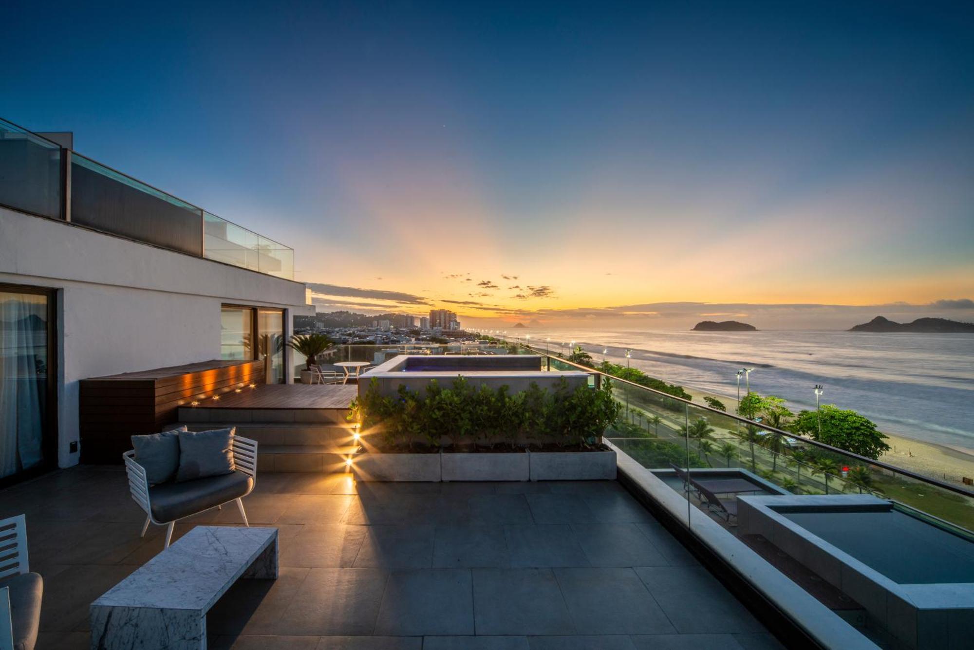 Lifestyle Laghetto Collection Hotell Rio de Janeiro Exteriör bild View from the rooftop